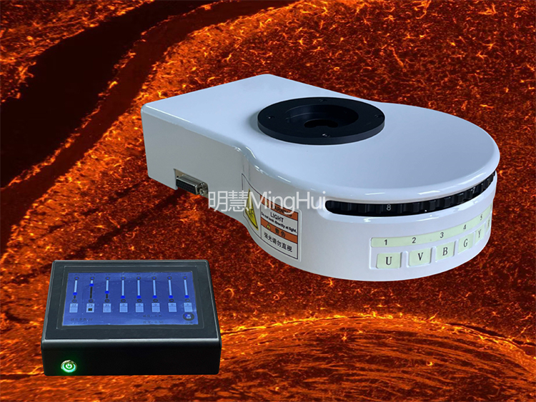 新品升級(jí)：正置電動(dòng)八孔LED熒光附件FL8-BGU-DMH，助力科研探索新視界